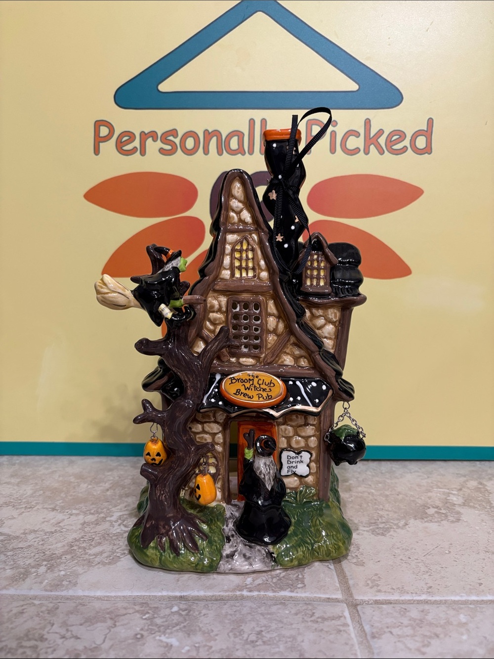 Blue Sky Clayworks “WITCHES BREW PUB” Candle House